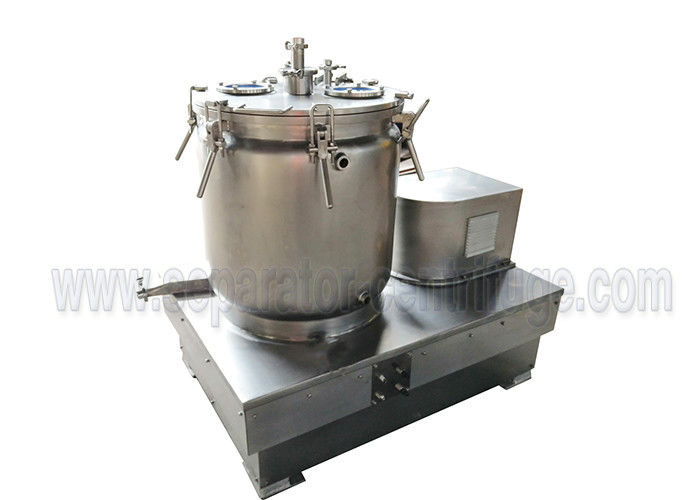 CBD cannabis oil ethanol extraction jacketed centrifuge low temperature with PLC